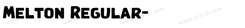 Melton Regular字体转换 Melton Regular字体转换